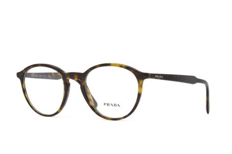 Prada Unisex Adult Round Eyeglasses PR13TV 2AU1O1 Havana 